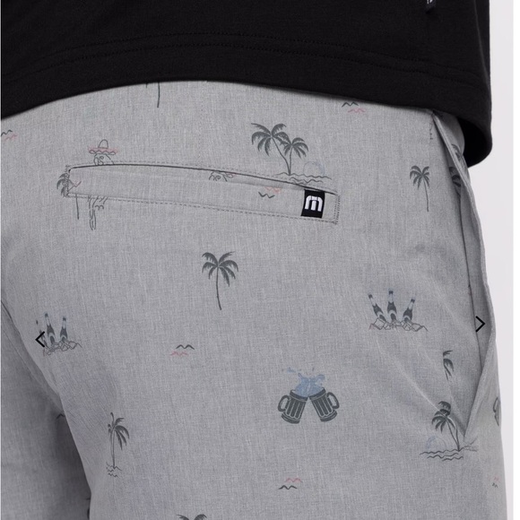 Travis Mathew STRAIGHT SHOT SHORT 9IN NWT Gray - Picture 4 of 8